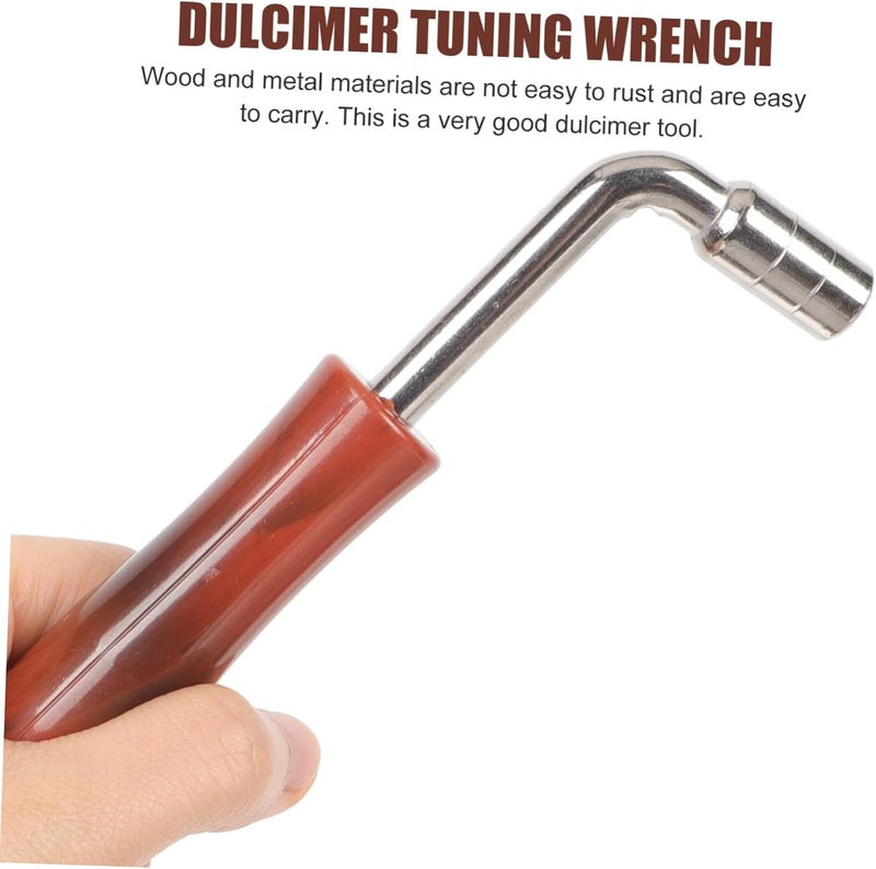 Dulcimer Wrench Tuning Tool Instrument Accessory for Hammered Dulcimer Durable Material with Workmanship Enhance Sound and Playing - Image 3