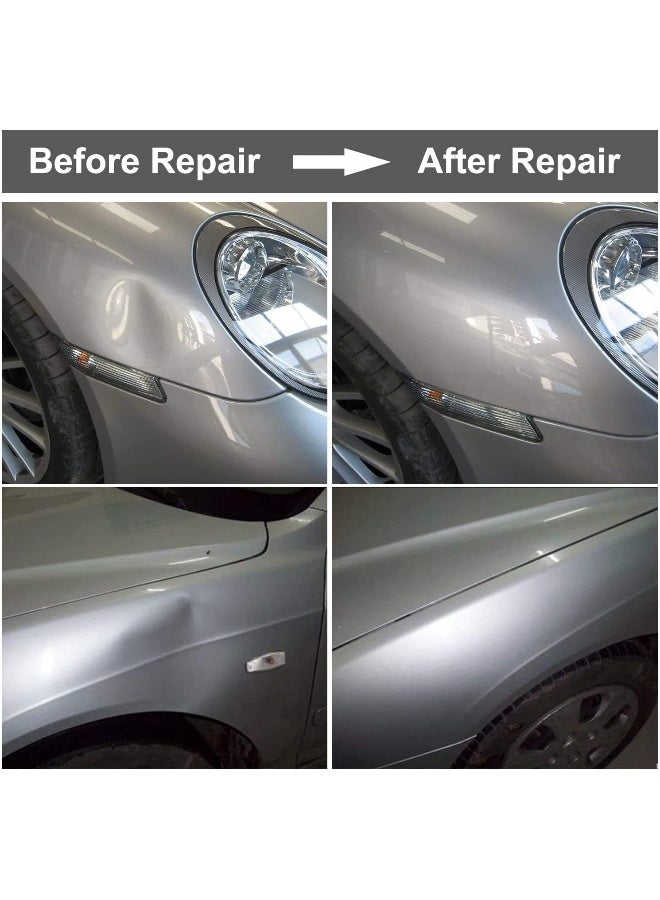 GLISTON Car Dent Puller Kit, Paintless Dent Repair Remover, Pro Slide Hammer Tools with 16pcs Thickened Black Tabs for DIY Automobile Body Hail Damage Removal - Image 3