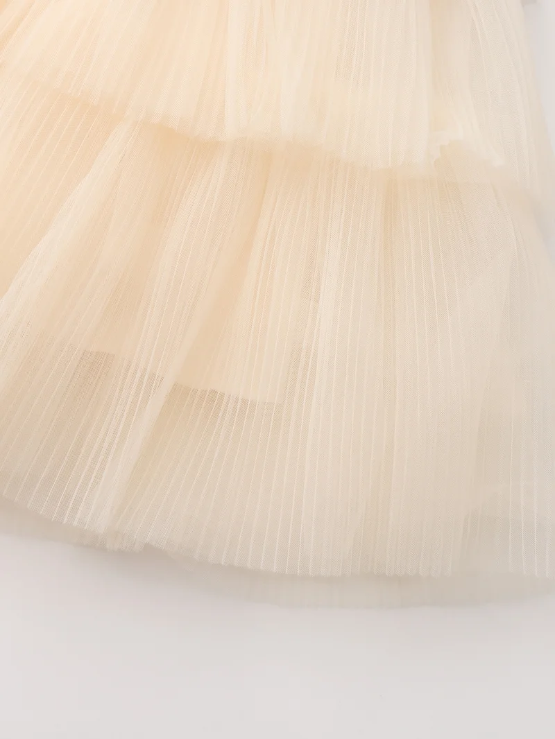 Balabala cream Kids Girls Woven one-piece dress for Women | Best Price UAE