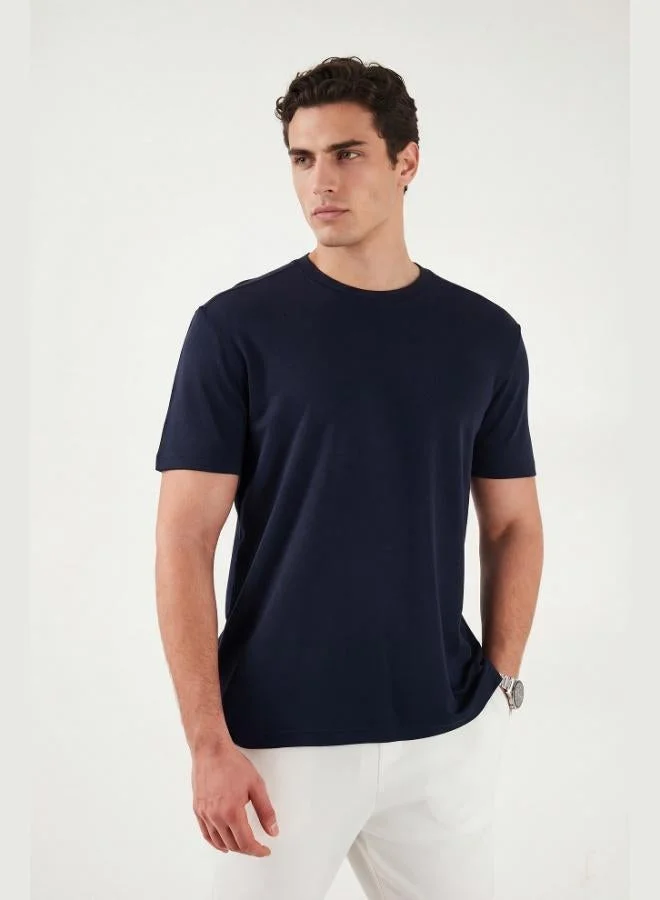 Buratti  Buratti Cotton Regular Fit Crew Neck T-Shirt Men's T-SHIRT 5904063 for Men | Best Price UAE