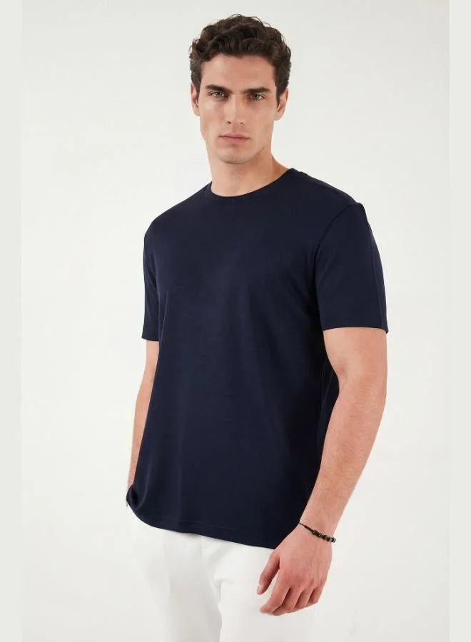 Buratti  Buratti Cotton Regular Fit Crew Neck T-Shirt Men's T-SHIRT 5904063 for Men | Best Price UAE