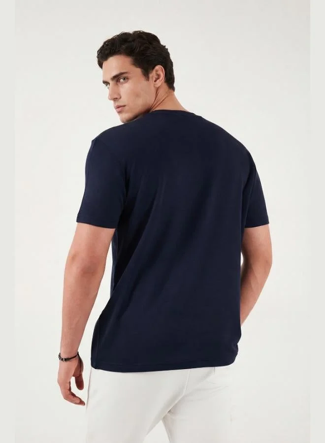 Buratti  Buratti Cotton Regular Fit Crew Neck T-Shirt Men's T-SHIRT 5904063 for Men | Best Price UAE