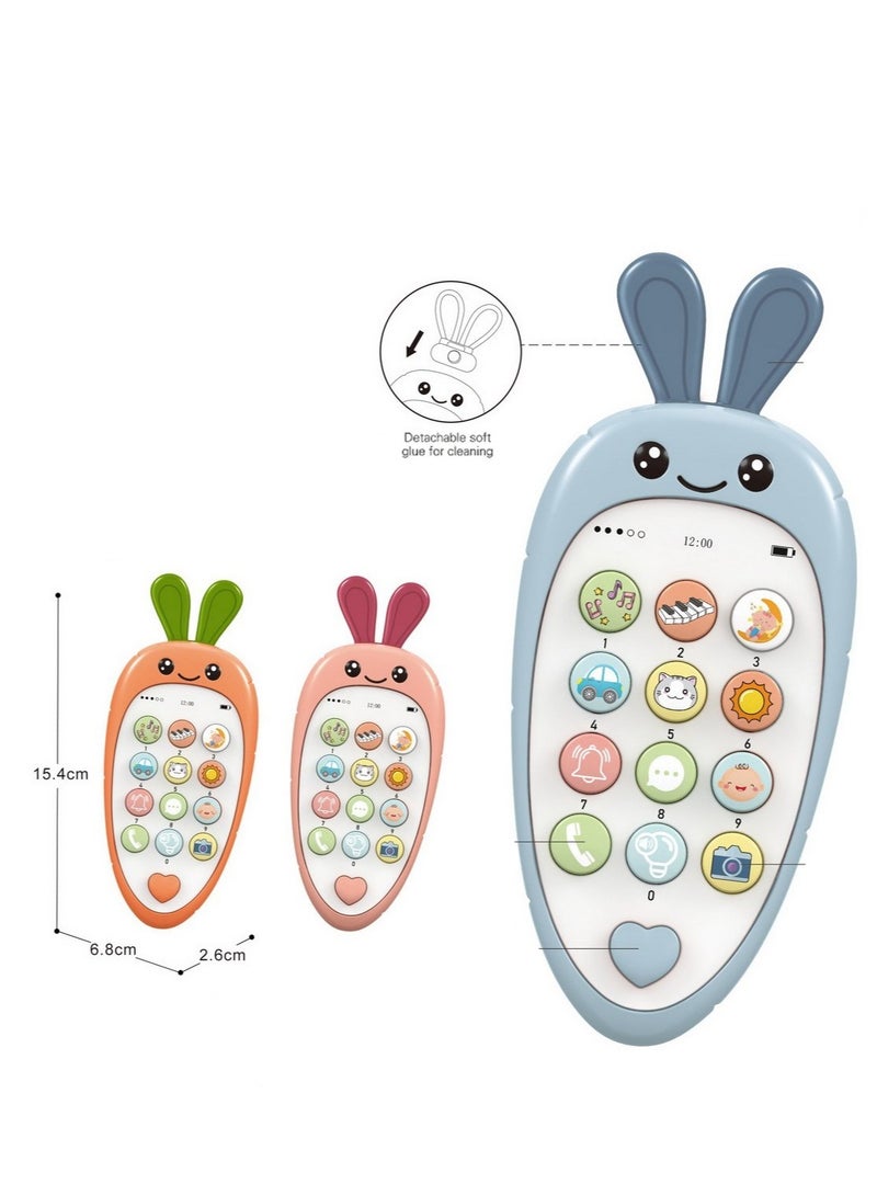 Musical Phone Toy with Teether for Baby - Image 2