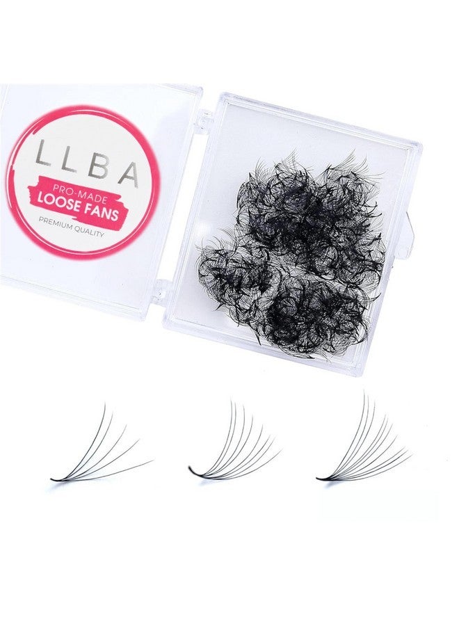 LLBA Promade Fans | Handmade Volume Eyelashes | Multi Selections From 3D To 16D | C Cc D Dd L M Curl | Thickness 0.03 ~ 0.1 Mm | 8 - 20Mm Length | Long Lasting | Easy Application (5D-0.07 C 11 Mm) - Image 1