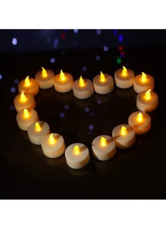 TIGER 48-Piece Battery Operated LED Tea Light Candle Set – Long Head Design, Flameless Flickering Tea Lights, Warm White Glow, Reusable Battery Candles for Home Decor, Events, Weddings & Festive Lighting  - Image 2