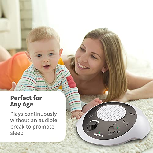 HoMedics جهاز صوت الضوضاء البيضاء من هوميدكس، ذهبي، جهاز صوت صغير للسفر مع 6 أصوات طبيعية مريحة، علاج صوتي محمول للمنزل، المكتب، حضانة، مؤقت إيقاف تلقائي، من هوميدكس - Image 4