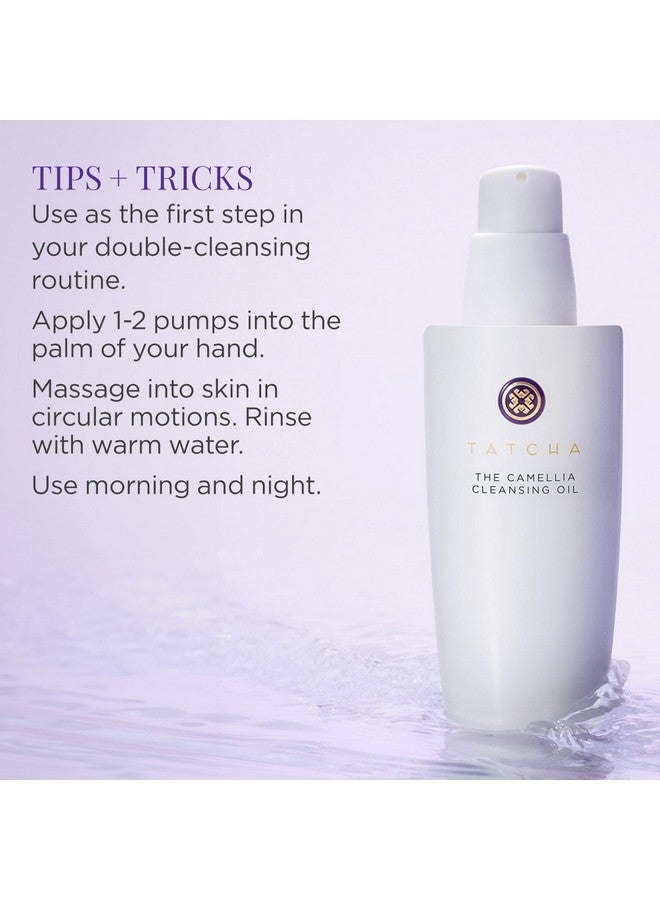 زيت تاتشا النقي لتنظيف البشرة بخطوة واحدة بخلاصة الكاميليا | زيت مزيل مكياج وغسول للوجه ٢ في ١ | ١٥٠ مل / ٥٫١ أونصة - Image 5