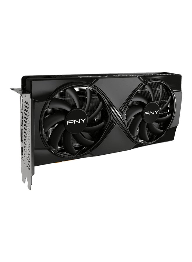 بي إن واي بطاقة الرسوميات GeForce RTX 5060 Ti بسعة 16 جيجابايت GDDR7 PCIe 5.0، 4608 نواة CUDA، تردد تعزيز 2692 ميجاهرتز، ناقل ذاكرة 128 بت، عرض نطاق 448 جيجابايت/ثانية، تبريد مزدوج المروحة، 3x DisplayPort 2.1 + 1x HDMI 2.1، وحدة معالجة رسومات عالية الأداء للألعاب | VCG5060T16DFXPB1 - Image 5