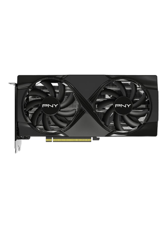 بي إن واي بطاقة الرسوميات GeForce RTX 5060 Ti بسعة 16 جيجابايت GDDR7 PCIe 5.0، 4608 نواة CUDA، تردد تعزيز 2692 ميجاهرتز، ناقل ذاكرة 128 بت، عرض نطاق 448 جيجابايت/ثانية، تبريد مزدوج المروحة، 3x DisplayPort 2.1 + 1x HDMI 2.1، وحدة معالجة رسومات عالية الأداء للألعاب | VCG5060T16DFXPB1 - Image 4