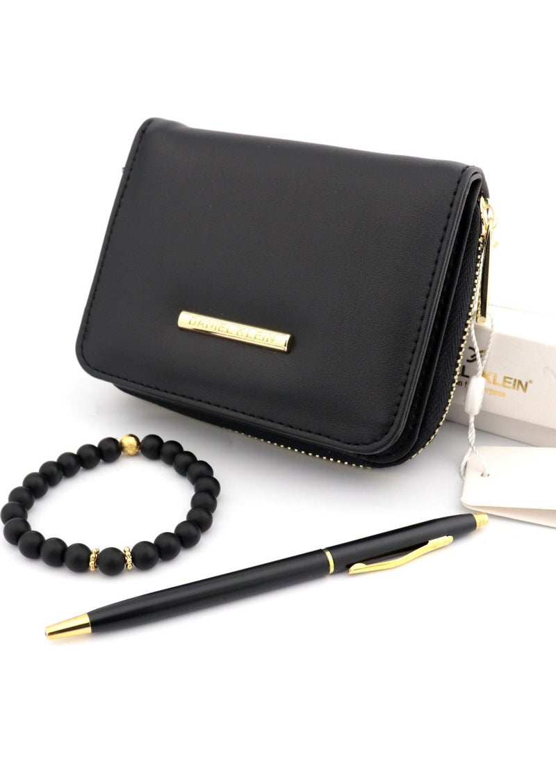 DANIEL KLEIN - Women's Wallet Mother's Day DKW6001 + Pen + Bracelet - Image 1