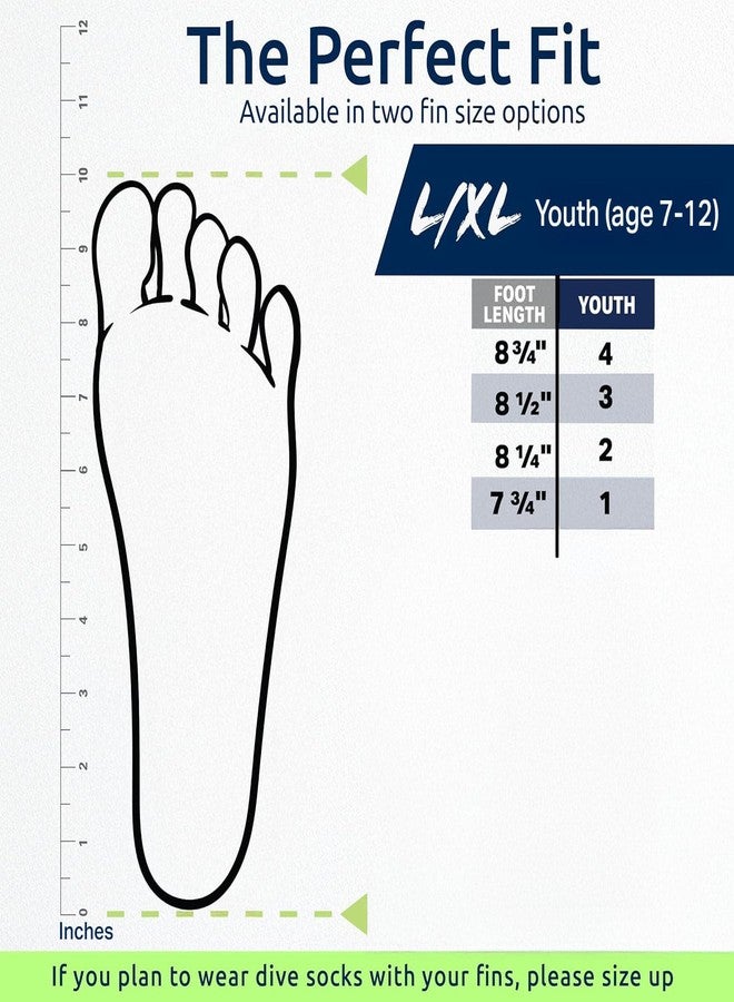 أوشانيك طقم غطس للأطفال من أوشيانيك، مناسب للأعمار من 6 إلى 12 سنة، يتضمن قناعًا وأنبوب تنفس جاف وزعانف - Image 5