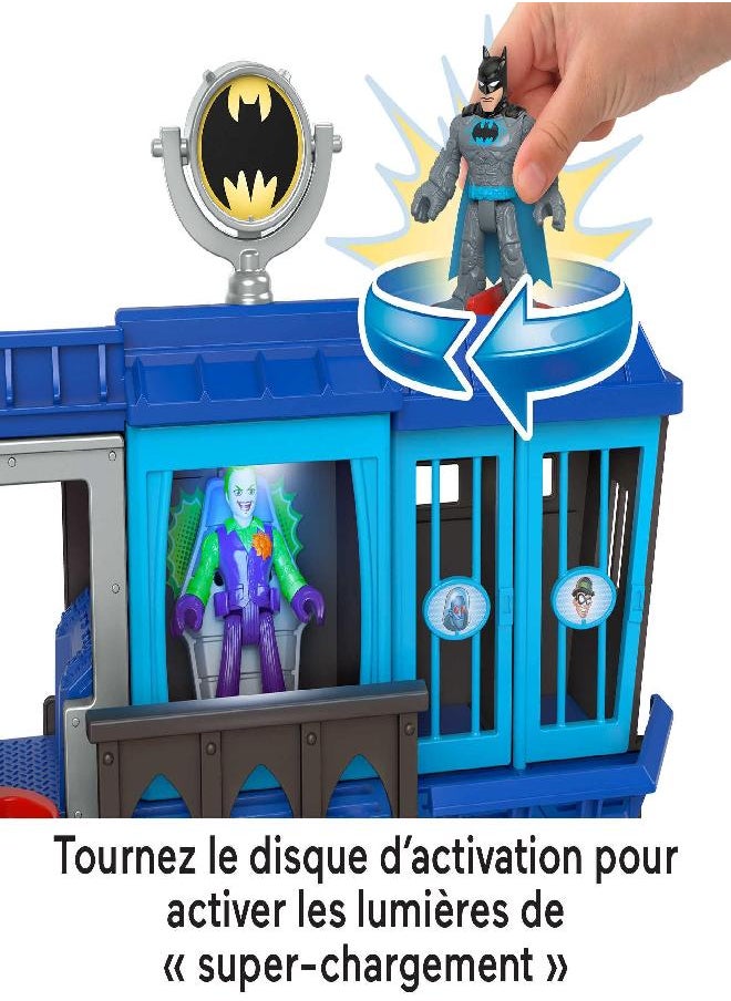 DC Super Friends - Imaginext DC Super Friends Batman Toy Gotham City Jail Recharged Playset with 2 Figures for Pretend Play Ages 3+ Years - Image 1