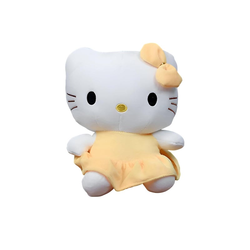 Tickles Tickles 2 Pcs Hello Kitty Soft Stuffed Plush Toy Curtain Tiebacks Holder Clip for Children Living Room Decoration Accessories Window Curtain Decorations Color Yellow Size 20 cm  - Image 2