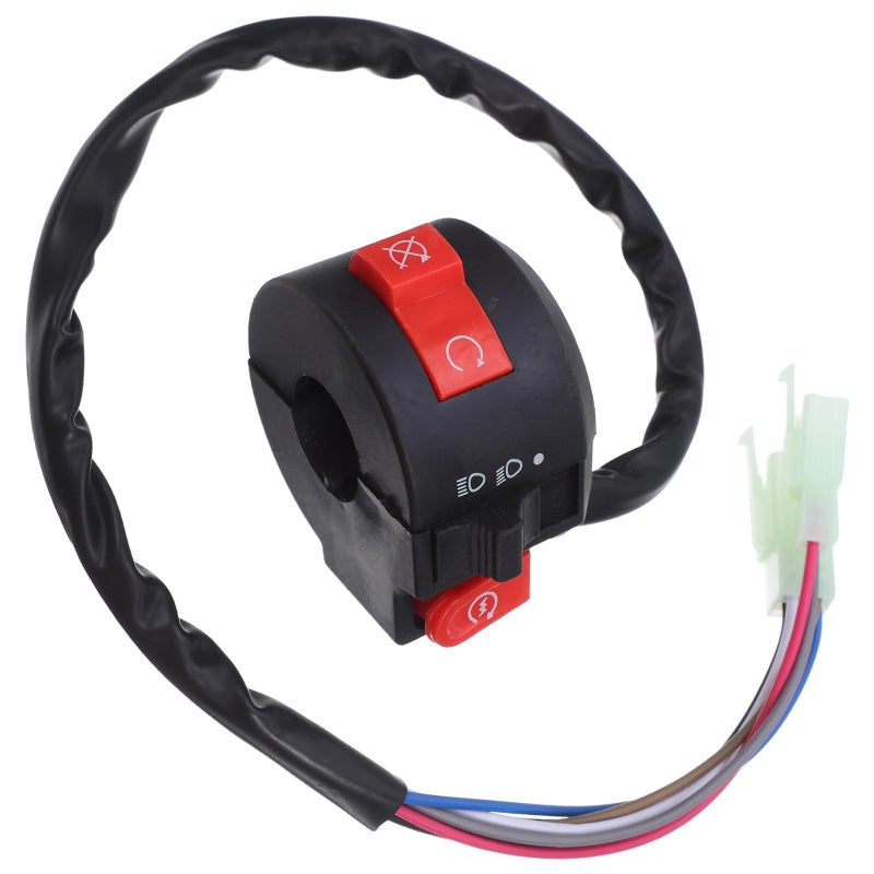 ATV Motorcycle Ignition Kill Switch With Turn Signal Control Engine Stop Button Headlight Switch For Dirt Bikes Electric Scooters 12V - Image 2