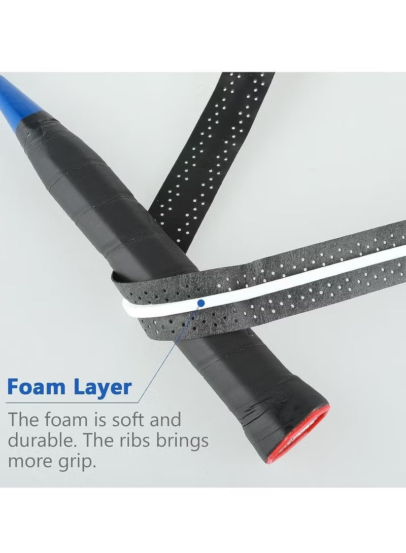 5-Pack Tennis Racket Grip Tape, Lightweight Cushion Overgrip Racket, Anti-Slip, Super Absorbent, Badminton Compatible. - Image 4