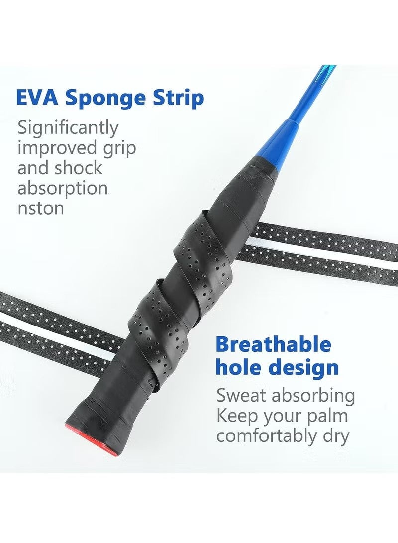5-Pack Tennis Racket Grip Tape, Lightweight Cushion Overgrip Racket, Anti-Slip, Super Absorbent, Badminton Compatible. - Image 3