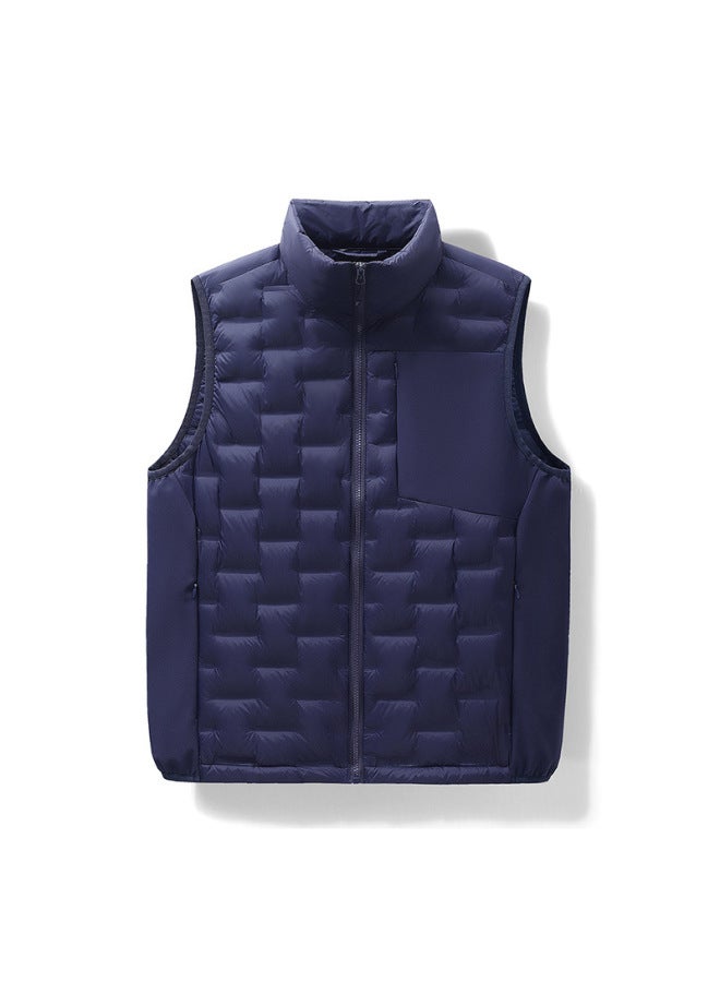 Women's Windproof Warm Down Vest for Autumn and Winter Outdoor Sports Training, Customizable
