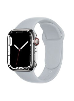 Apple Watch Band 45mm Soft Silicone Sport Band Replacement Wrist Strap Compatible for iWatch Apple Watch Series 7 Nike+,Sport,Edition
