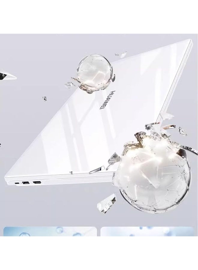 Laptop Case Compatible with Huawei MateBook 14 2024 14 inch Model FLMH-16 FLMH-32 Crystal Cover Laptop Protective Shell Crystal transparent white - Image 5