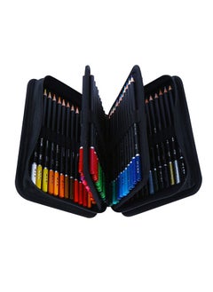 H&B 72 Colors Oil Painting Pencil Stick Art Set Kit Oil-based Soft Core for Children Kids Adults Artist Drawing Picturing Coloring Sketching Calligraphy Portable Present Gift  - Image 1