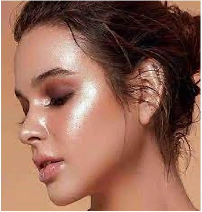 MILEGANA Shimmer Face Makeup Copper Color Radiant Glow Highlighter for Face Pretty Woman Style 15g - Image 5