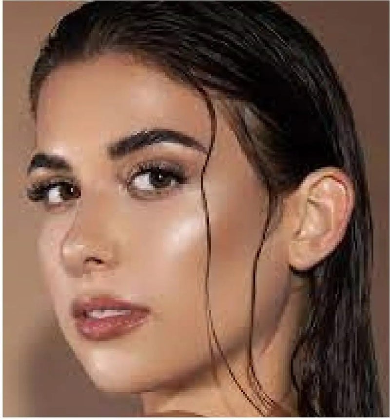 MILEGANA Shimmer Face Makeup Copper Color Radiant Glow Highlighter for Face Pretty Woman Style 15g - Image 3