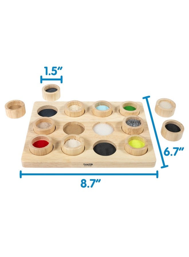 تيك إت اللمس & مطابقة المجلس طفل صغير الاستكشاف الحسي الاحتياجات التعليمية الخاصة لوحة اللمس والشعور - Image 3