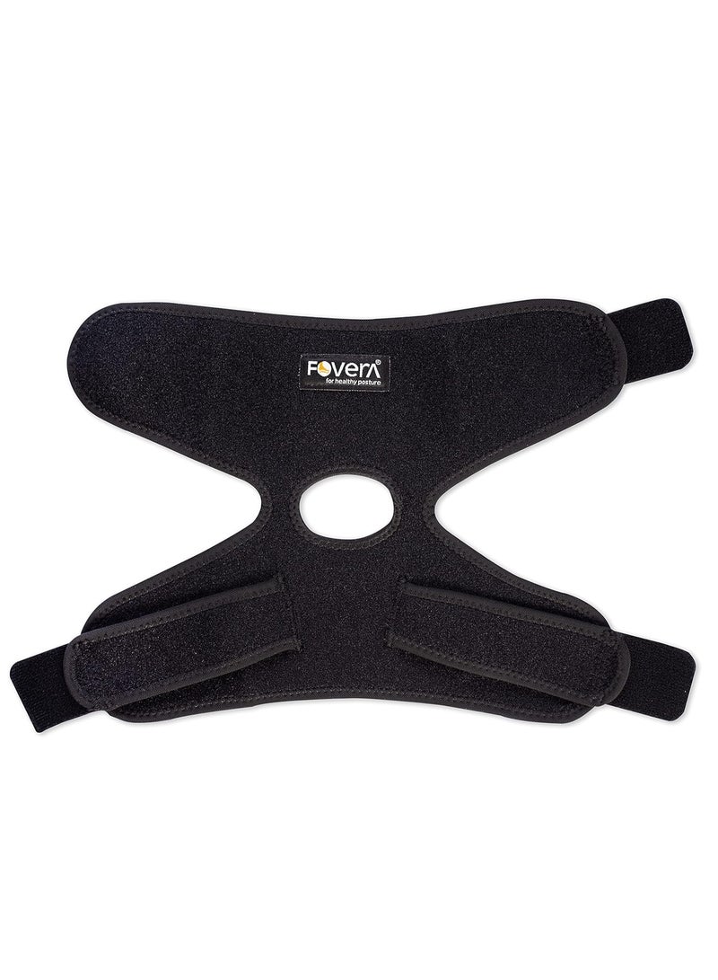 FOVERA Premium Ankle Support Compression Brace for Injuries, Ankle Protection | Adjustable Wrap for Pain Relief & Recovery, Ankle Band for Men & Women, Breathable Neoprene - 1 Pc, Universal Size - Image 3