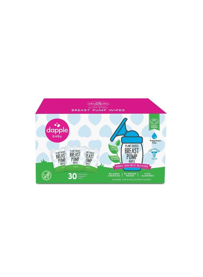dapple مناديل مضخة الثدي للأطفال، مضادة للحساسية ومصنوعة من النباتات، تزيل بقايا الحليب، لا تترك طعم، فردية، خالية من العطور، 25 قطعة (عبوة من 1) - Image 2