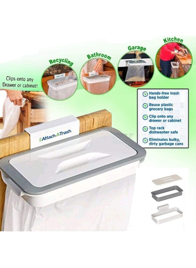 حامل أكياس القمامة البلاستيكية أبيض 25سم - Image 3