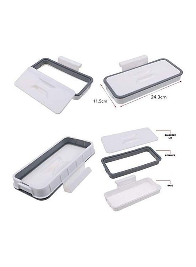 حامل أكياس القمامة البلاستيكية أبيض 25سم - Image 2