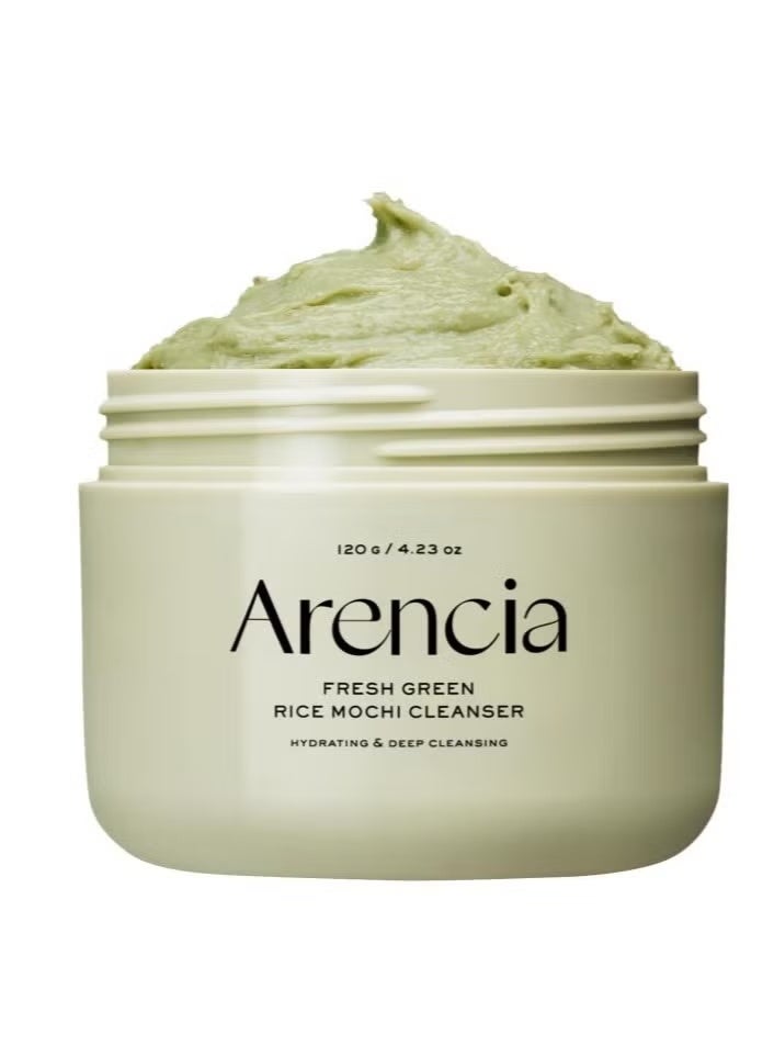 arena Arencia - Korean Rice Mochi Face Cleanser - Face Mask, Foaming Cleanser, Gentle Scrub All in One - Deep Cleansing, Moisturizing, Pore Minimizing, Removing Blackhead- with Rice Water & Green Tea, Mugwort - Image 1