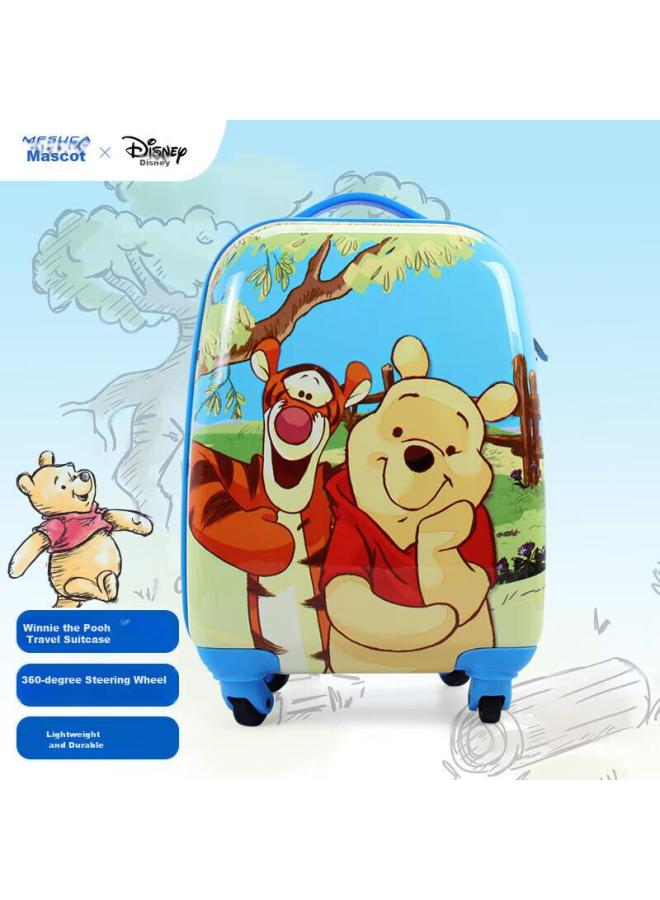 Mesuca Mascot Disney Children's Luggage, 16-inch Kids' Suitcase, Cute Travel Case For Girls, Carry-on Approved - Image 1