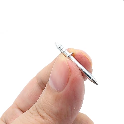 ZXUEZHENG 50Pcs Double-Head Skirting Thread Seamless Nail, Skirting Line Without Marks Nail,Invisible Security Screws,Solid Wood Baseboard Double-Headed Nails,Equipped with Nail Specific Sleeve Tool - Image 3