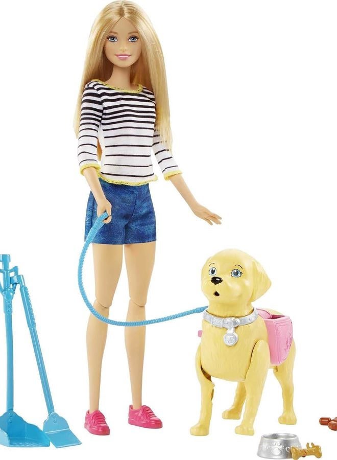 Barbie Walk & Potty Pup, Blonde For Girls - Image 1