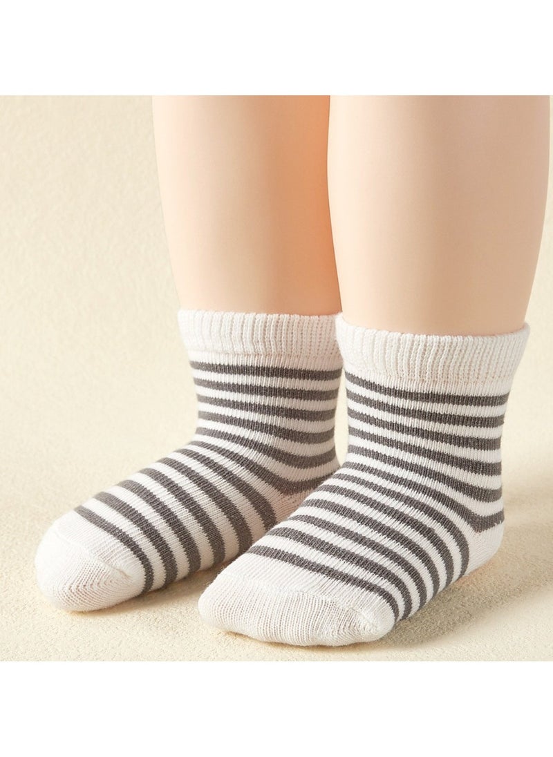 8 Pairs Of Infant And Toddler Four-Season Short Socks And Mid-Tube Socks - Image 5