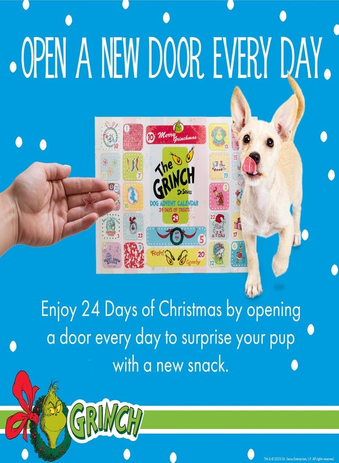 Dr. Seuss for Pets How The Grinch Stole Christmas Dog Treat Advent Calendar, 24 Surprise Treats for Dogs, Holiday Themed Dog Treats, Stocking Stuffer - Image 3