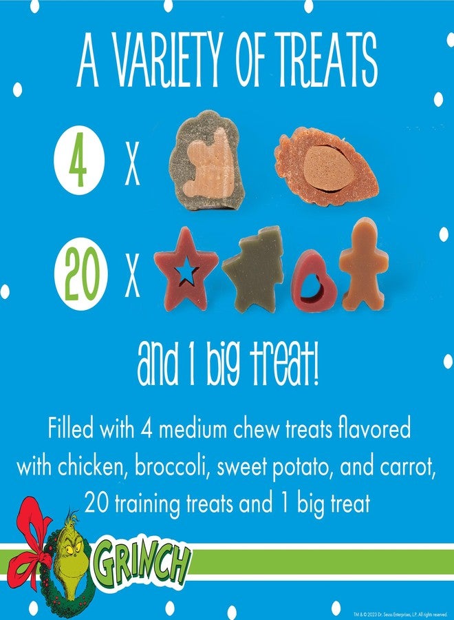 Dr. Seuss for Pets How The Grinch Stole Christmas Dog Treat Advent Calendar, 24 Surprise Treats for Dogs, Holiday Themed Dog Treats, Stocking Stuffer - Image 5