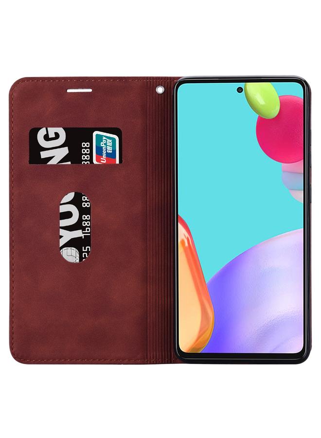 اس-توب جراب لهاتف Huawei nova 9 SE 4G/5G Frosted Business مغناطيسي أفقي قابل للطي من مادة البولي يوريثان - Image 4