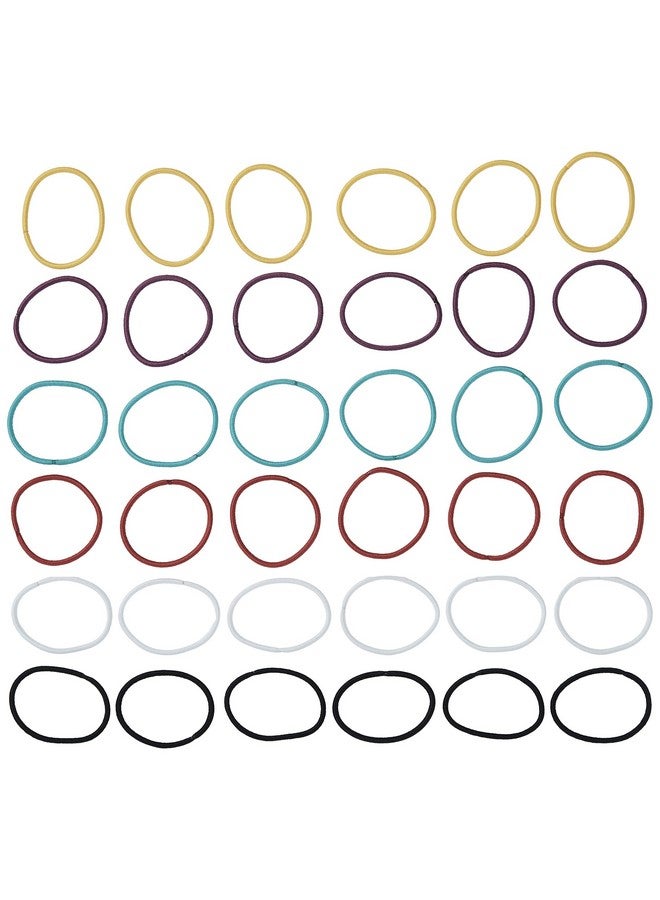 Goody Ouchless Elastic Hair Ties - 36 Ct, Brooke (Assorted), 2MM Rubber Bands for Hair, Pain-Free Hair Accessories for Women & Men, Made for Long-Lasting Braids, Ponytails & More, For Fine Hair - Image 4