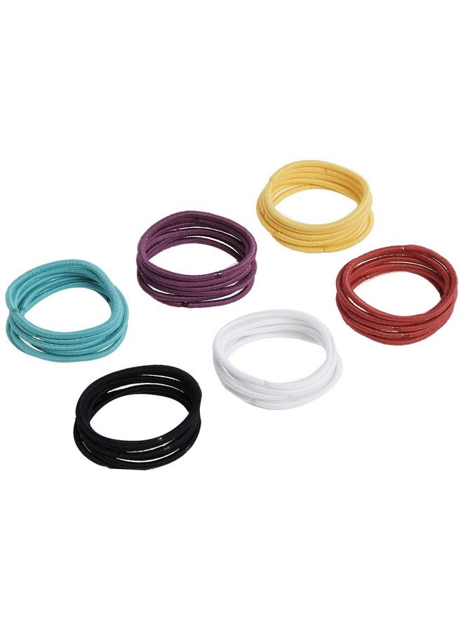 Goody Ouchless Elastic Hair Ties - 36 Ct, Brooke (Assorted), 2MM Rubber Bands for Hair, Pain-Free Hair Accessories for Women & Men, Made for Long-Lasting Braids, Ponytails & More, For Fine Hair - Image 5