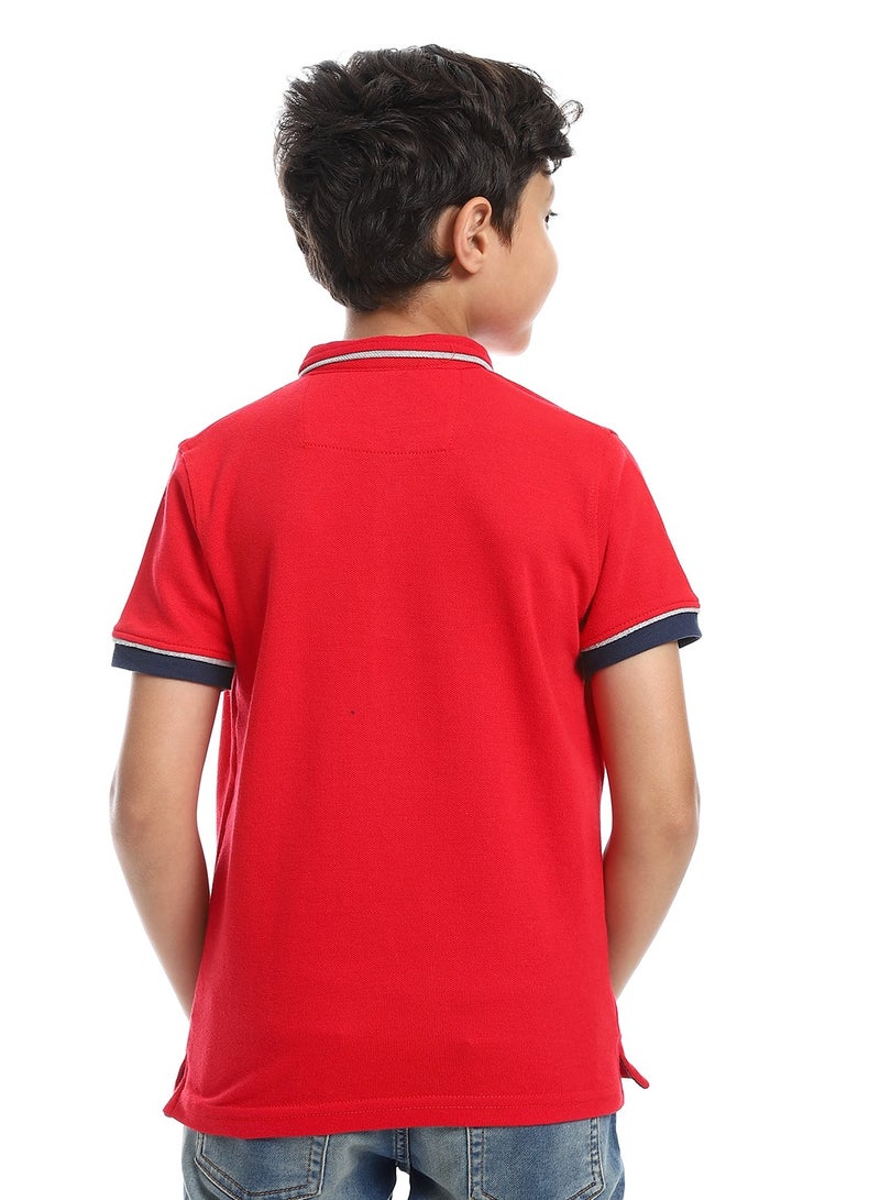Caesar Boys Collared Neck Polo Shirt - Image 4