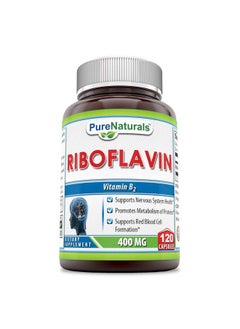 Riboflavin 400 Mg 120 Capsules