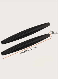 Generic 2Pcs Car Bumper Protector Rubber Bumper Guard Strips  - Image 3