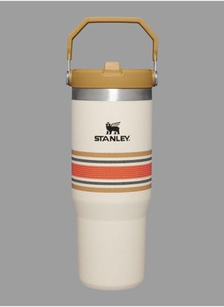 STANLEY IceFlow Stainless Steel Tumbler with Straw - Vacuum Insulated Water Bottle for Home, Office, or Car - Reusable Cup with Leak-Resistant Flip Straw, Keeps Drinks Cold for 12 Hours or Iced for 2 Days, 30 oz Cream Mesh - pzsku/Z46F97CC501A8CE3B3957Z/45/1747309289/2c3fb81d-be84-4cad-9084-2489d973298b