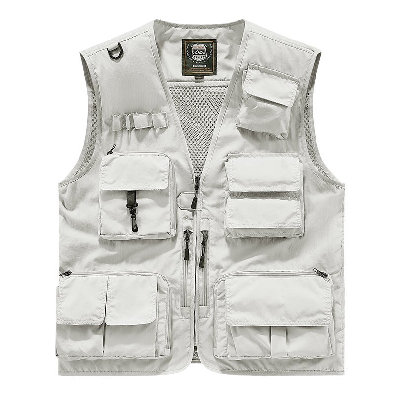 New Vest Group Purchase Printing Plus Logo Vest Overalls Safety Multi-Pocket Reflective Vest Vest Plus Size - Image 2
