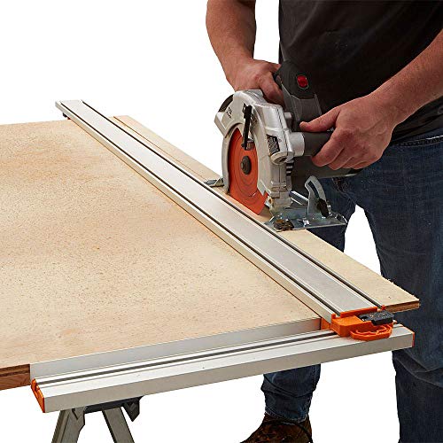 BORA 544002 T-Square Attachment, NGX Clamp Edge Accessory, Circular Saw Guide, Keeps Plywood Cuts Straight and Parallel - Image 2