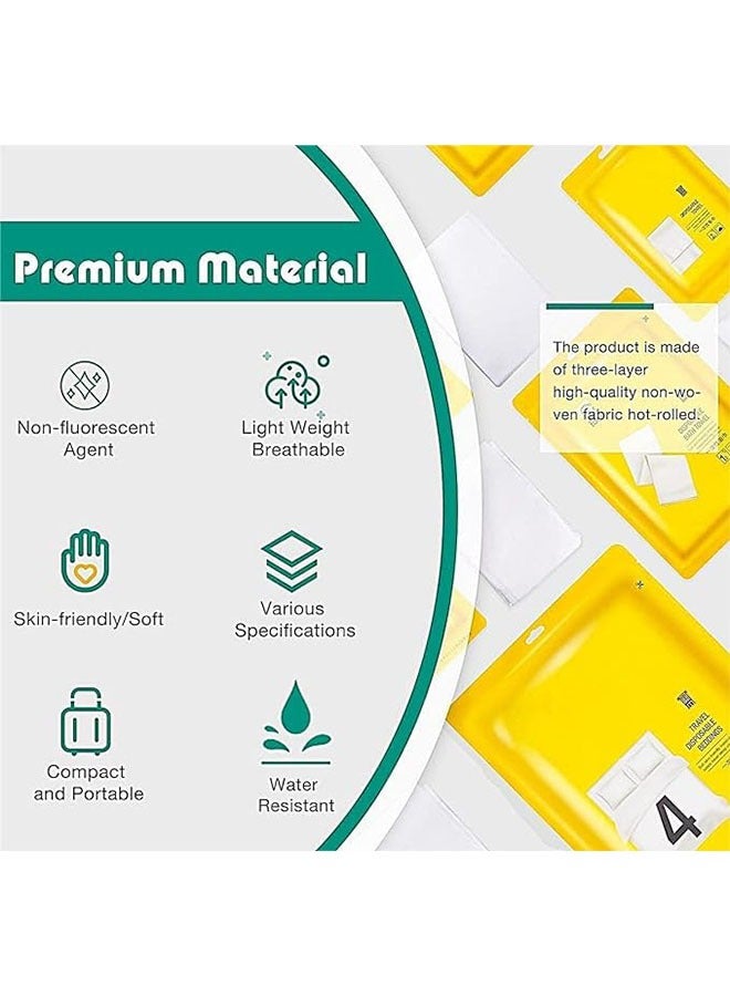 7pack Disposable Travel Bedding Set,Disposable Bedding Sheets,Portable Sheet for Business Hotel Trip Outdoor Camping,1 Bed Sheet,1Quilt Covers and 2 Pillow Cases,2Towel,1 Bath Towel  - Image 5
