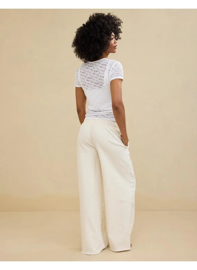 آري من امريكان ايجل Aerie Good For You Rib Trouser
