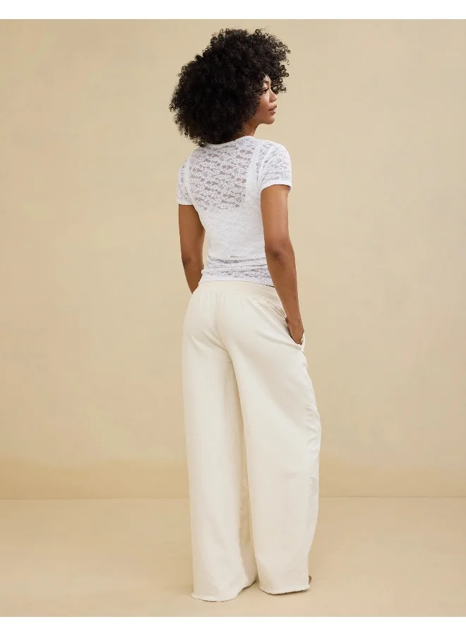 Aerie Aerie Good For You Rib Trouser